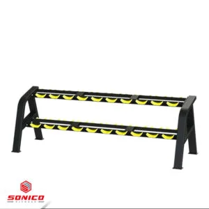 rack porta mancuernas profesional de gimnasio