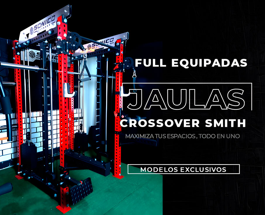 sonico fitness jaulas maquinas de gimnasio en lima peru mancuernas jaulas racks