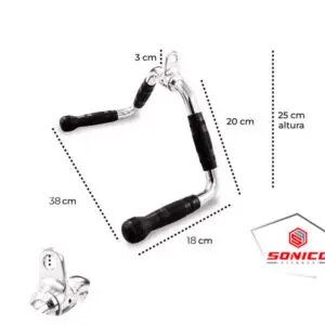 Agarre De Remo y Triceps Para Polea Gimnasio