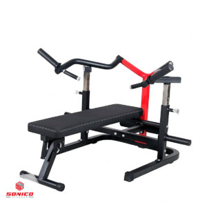 Banca press de pecho con brazos movibles Sonico Fitness